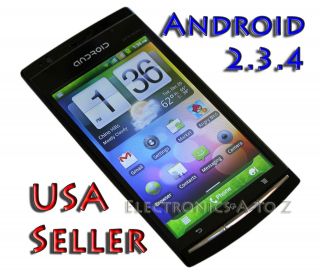   Android Mobile Phone X18i GSM 3G WiFi GPS AT&T T Mobile No Contract