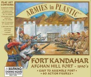 Armies In Plastic 9802   Fort Kandahar with Figures.