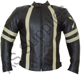 GURU neXus Retro Leather Motorcycle Jacket  All sizes