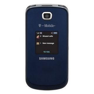 Mobile Samsung SGH T259 Cell Phone Blue No Contact Used Fair