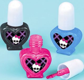 Monster High Nail Polish Favors 12pc Party Supplies