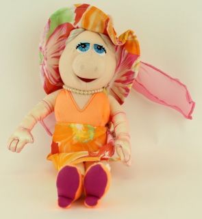   Henson Plush Muppets Miss Piggy Tropical Vacation Stuffed Lovey Toy