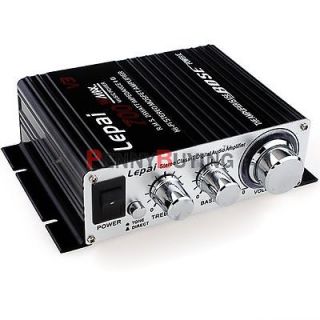   12V 25W*2 Auto Audio Stereo Amp LP V3 TDA8566 Motorcycle Car Amplifier