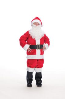 Child Santa Suit Deluxe Plush Costume
