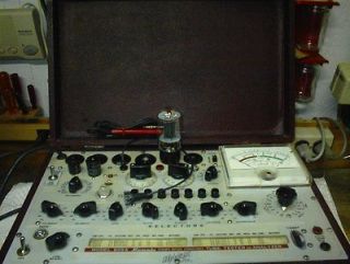 Vintage Hickok Dynamic Mutual Conductance Tube Tester 605A Works Audio 