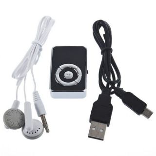   Mini Clip USB  Player Support Up To 8GB Micro SD TF Memory Card NEU