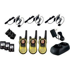 MOTOROLA MH230TPR 23 Mile Talkabout 2 Way Radios Triple Pack 