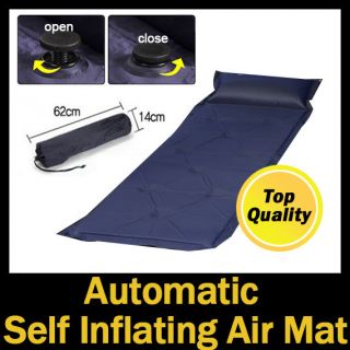 Automatic Self Inflating Air Mat Pillow Outdoor Camping Mat Mattress 