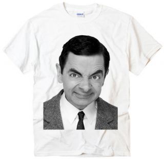 New Mr. Bean British comedy starring photo men white t shirt