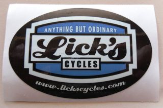   Anything But Ordinary Motorcycle Chopper Bobber Oval Sticker Decal