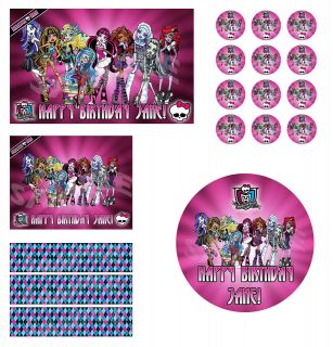 monster high cake decorations in Holidays, Cards & Party Supply