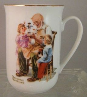 Vintage 1982 Norman Rockwell Museum The Toymaker Collectible Coffee 