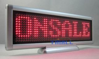 Red Programmable LED Sign Message Scrolling Display mini Board for 