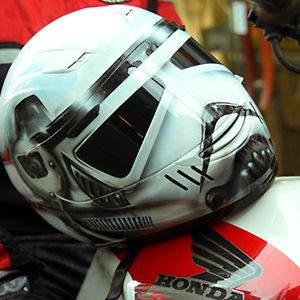   stormtrooper airbrushed custom motorcycle helmet DOT SPARX S XXL
