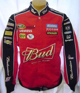 Budweiser NASCAR Kasey Kahne TALL Racing Jacket Bud #9 Dodge