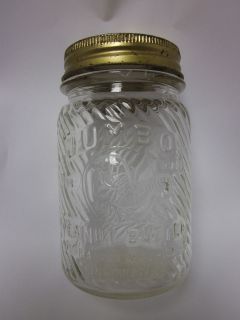 Vintage Jumbo Peanut Butter Jar (not Original lid) 3x5