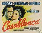 CASABLANCA MOVIE POSTER Humphrey Bogart RARE VINTAGE 5   PRINT IMAGE 