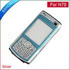 New Silver Housing Faceplate Cover Fr Nokia N70 Keypad