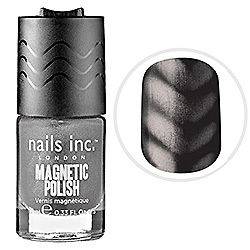 Nails Inc Of London Magnetic Nail Polish   Trafalgar Square Silver NEW