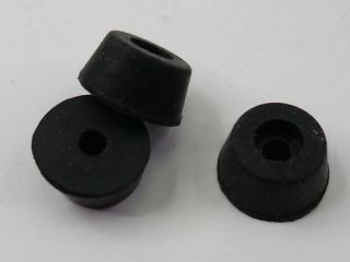 8pcs., 1/4”/6.6mm th rubber feet compact for amp spkr New FRAB