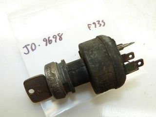 John Deere F 935 Front Mow Mower Ignition Switch