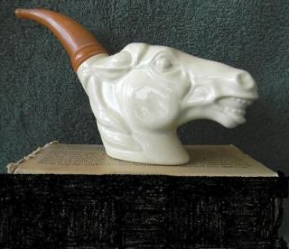 AVON COLLECTIBLE  WILD MUSTANG PIPE  DEEP WOODS COLOGNE  NO BOX  EMPTY 