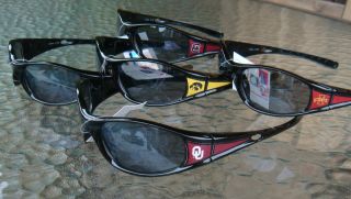 NCAA Sunglasses ( Wrap 2nd Edition ) Black Frame Official licensed