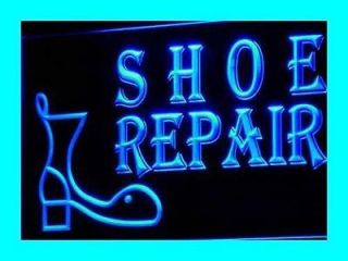 i233 b OPEN Shoe Repair Shop NEW Neon Light signs