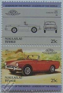 Auto 100 Car Stamps 1965 SUNBEAM TIGER Collectors