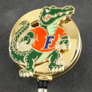 NCAA Florida Gators Mascot ID Badge Holder Reel NEW