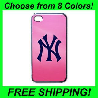 New York Yankees (Pink)     Apple iPhone 4/4s Hard Case (8 Colors 
