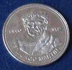 Mungo Martin KWAKIUTL Dollar BC Canada 1977 $1 Trade Coin Token   Non 