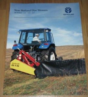 New Holland 615 616 617 Disc Mower Showroom Brochure