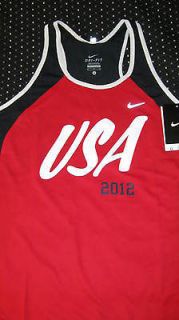 2012 London Olympic Limited Edition Nike Dri Fit Track Singlet Womens 