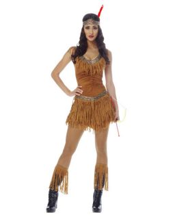 Womens Native American Indian Maiden Sexy Costume