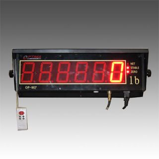   Scale OP 900 LD Scoreboard Indicator With Remote Control NEW