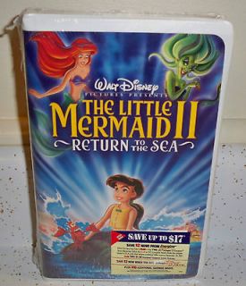 Little Mermaid II The Return to the Sea VHS Video Sealed