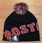 NWT NEW ERA Boston Red Sox Knit Tossle Pom Pom Mens Beanie Hat OSFM