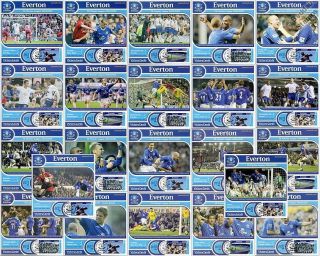   /05 EVERTON FC Football Club Stamp MAXI VICTORY CARD COVERS (Benham