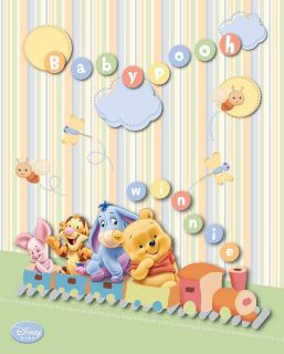 New Pooh and Pals on a Train Ride Baby Winnie the Pooh Mini Poster