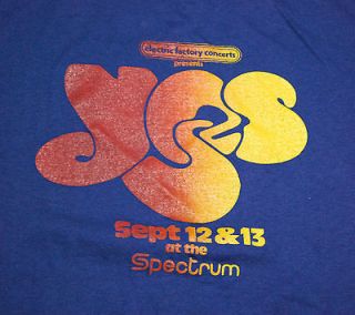VINTAGE YES BAND AT THE SPECTRUM 79 T  SHIRT 1979 1970S L ORIGINAL