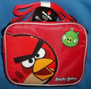 ANGRY BIRDS LunchBox NEW Lunch Bag Purse RED