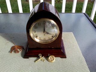 Seth Thomas Clock Late 1800s Early 1900s Antique Key Pendulum Mantel 