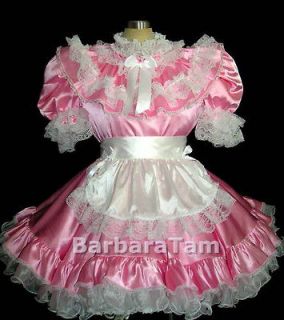 BBT ADULT SISSY FRENCH MAID DRESS PINK