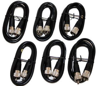   3Ft. RG 8X Mini 8 PL 259 Male to Male Ham Radio Antenna Coaxial Cable