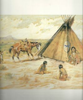 Charles M. Russell, Native American Print, Joy of Life