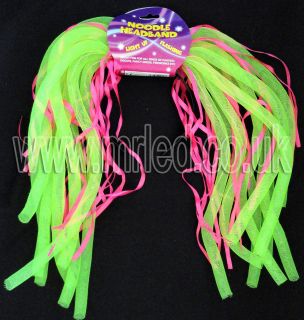   Party Flashing Light Up LED Noodle Headband/Hairb​and Dreadlock Wig