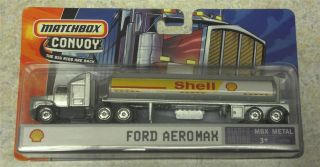 Matchbox Convoy Ford Aeromax SHELL OIL Gas Petroleum Big Rig Tanker 