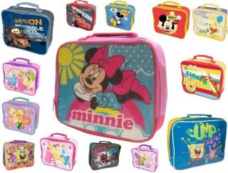   GIRLS CHILDRENS NOVELTY TV CHARACTERS SCHOOL LUNCH BAGS GREAT GIFTS