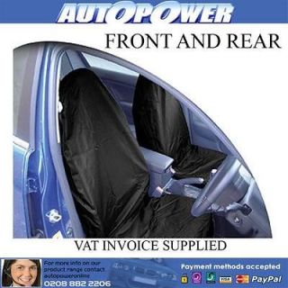 FRONT + REAR CAR SEAT COVER PROTECTOR for HONDA CIVIC CRX